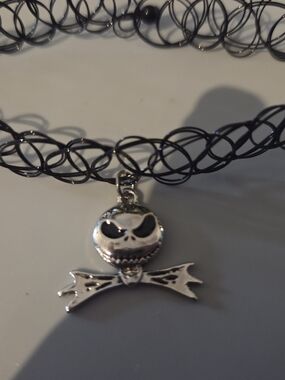 Nightmare Before Christmas Jack Skellington Choker Necklace